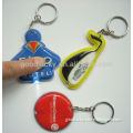 {2013 Best selling} pvc keychain with led/PVC Lighting Key Ring